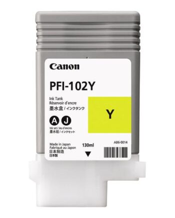 Canon Lucia Pfi-102   Gul Original Blækbeholder