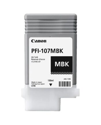 Canon Pfi-107 Mbk Mat Sort Original Blækbeholder