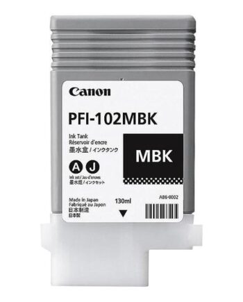 Canon Pfi-102 Mbk Mat Sort Original Blækbeholder