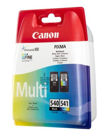 Canon Pg-540   Cl-541 Multipack   Pakker Sort  Farve  Cyan  Magenta  Gul  Original Blækpatron