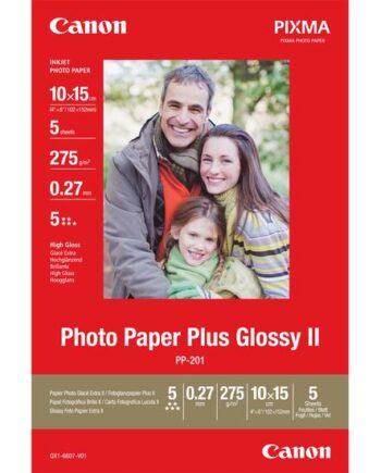 Canon Photo Paper Plus Glossy Ii Pp-201 Fotopapir Høj-skinnende   Ark 100   150 Mm 260