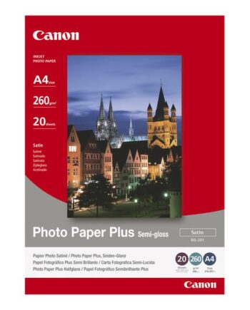 Canon Photo Paper Plus Sg-201 Fotopapir Semi-skinnede Satin   Ark 100   150 Mm 260