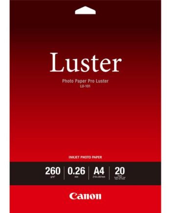 Canon Photo Paper Pro Luster Lu-101 Fotopapir Glans 20 Ark A4 260