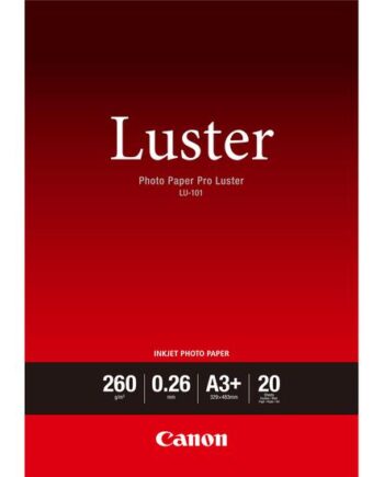 Canon Photo Paper Pro Luster Lu-101 Fotopapir Glans 20 Ark A3 Plus 260