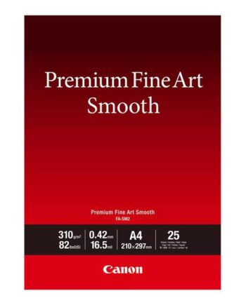 Canon Premium Fine Art Fa-sm2 Fotopapir Glat 25 Ark A4 310