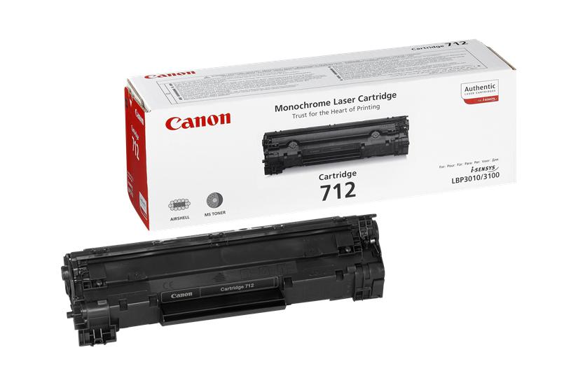 Canon 712 Sort Original Tonerpatron