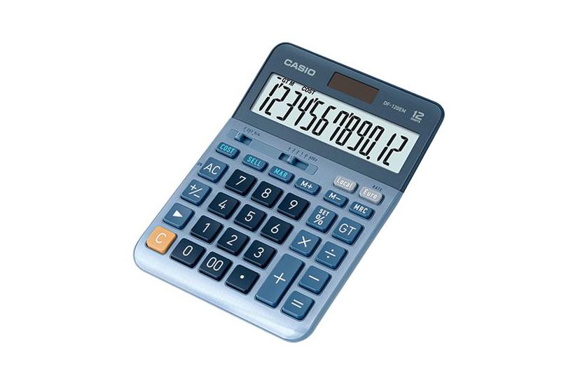 Casio Df-120em Skrivebords-regnemaskine