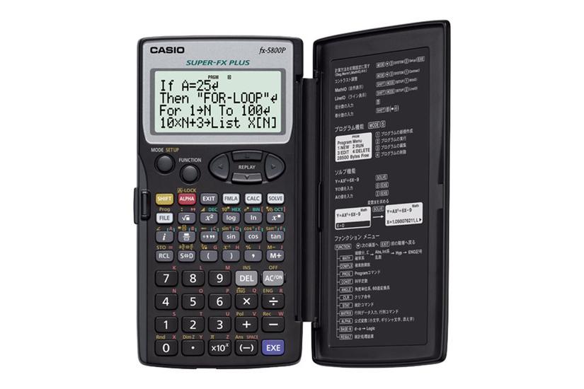 Casio Fx-5800p Videnskabelig Regnemaskine