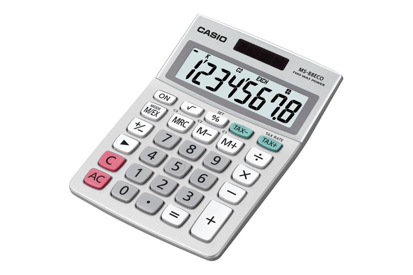Casio Ms-88eco Skrivebords-regnemaskine