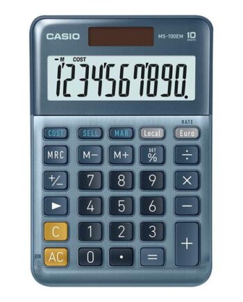 Casio Ms-100em Skrivebords-regnemaskine