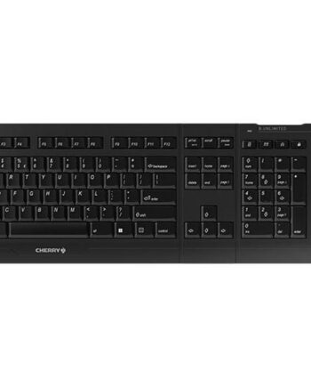 Cherry   Unlimited     Sæt Med Mus Og Tastatur Engelsk Sort Indgangsudstyr
