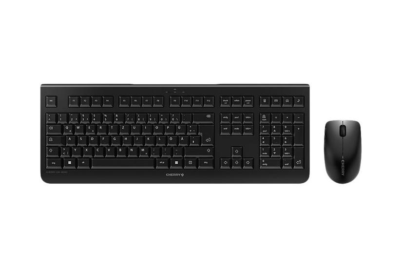 Cherry Dw 3000 Sæt Med Mus Og Tastatur Tysk Sort Antracit Sort Indgangsudstyr