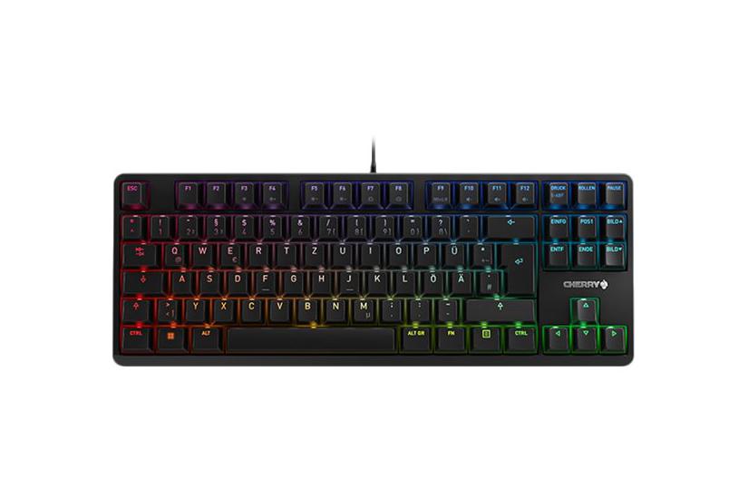 Cherry G80-3000n Rgb Tkl Tastatur Qwertz Tysk Sort Indgangsudstyr