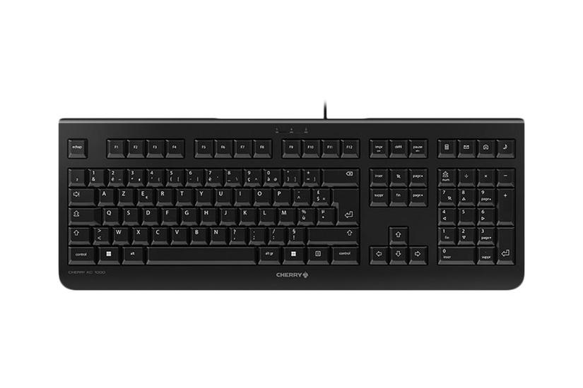 Cherry Kc 1000 Tastatur Fransk Sort Indgangsudstyr