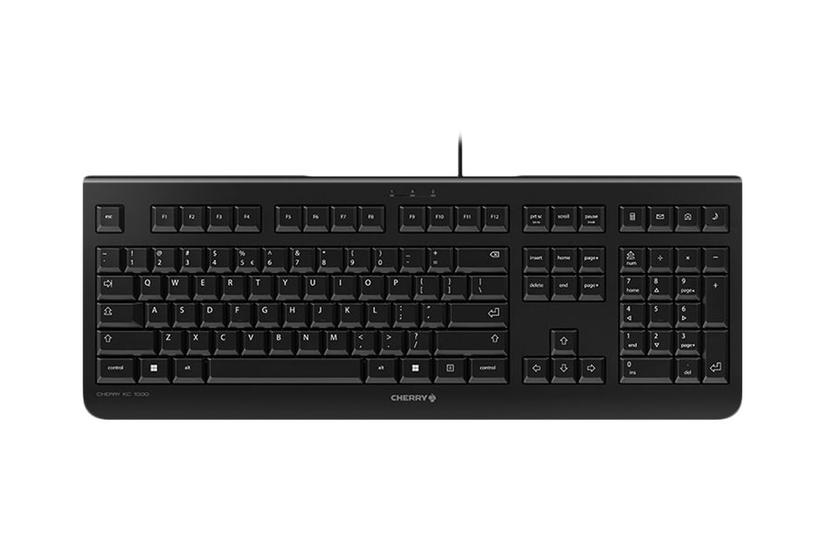 Cherry Kc 1000 Tastatur Usa Sort Indgangsudstyr
