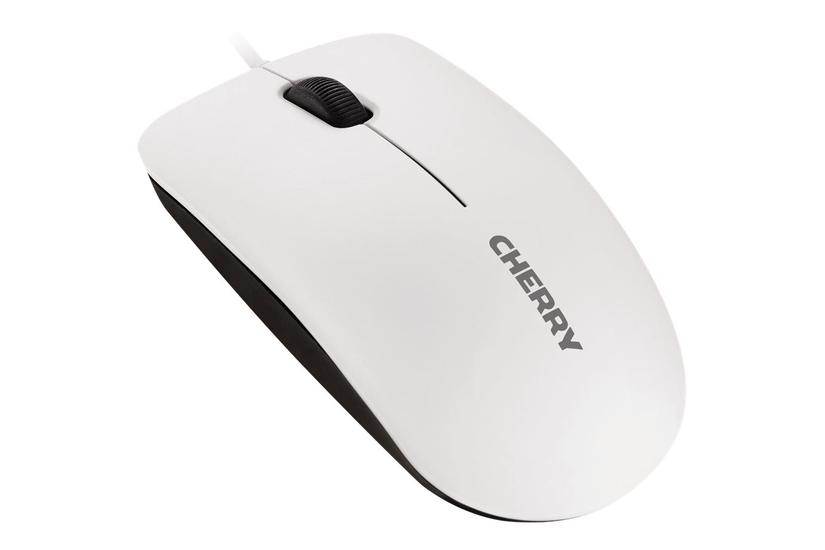 Cherry Mc 1000 Mus Usb Hvid Top Sort Base