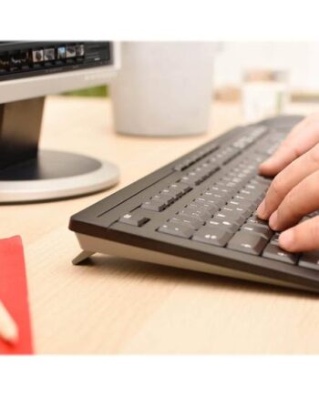 Cherry Stream Desktop Sæt Med Mus Og Tastatur Pan Nordic Sort Indgangsudstyr