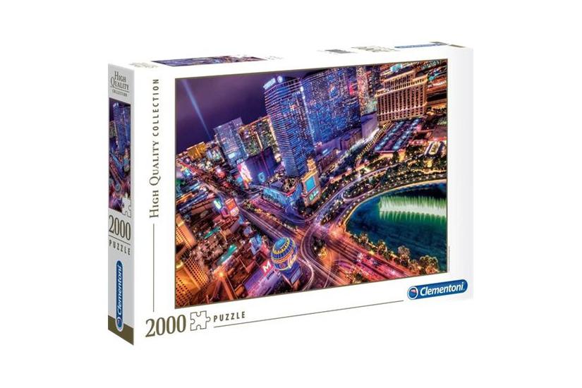 Clementoni High Quality Collection Las Vegas Puslespil 2000 Stykker 97 66 Cm 14 år Og Op