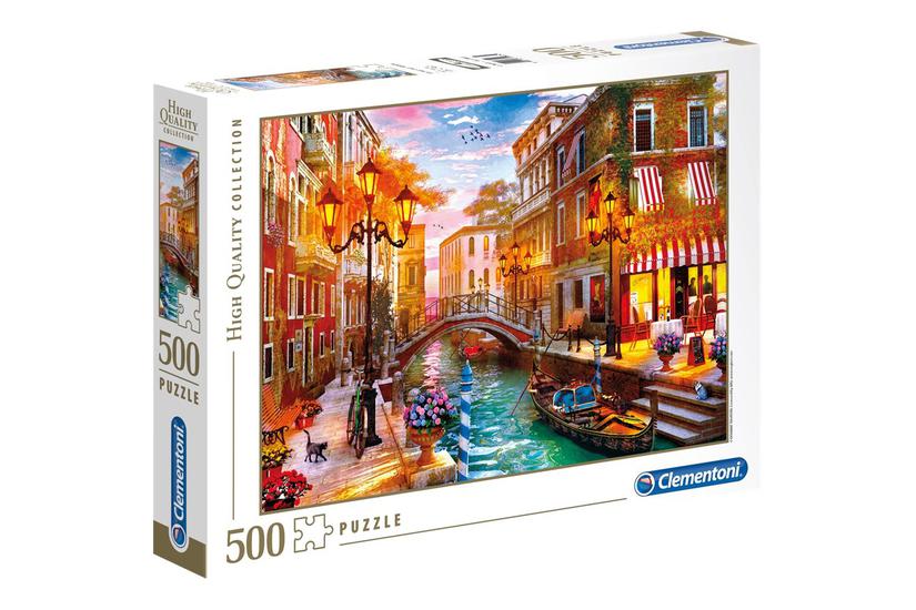 Clementoni High Quality Collection Sunset Over Venice Puslespil 500 Stykker