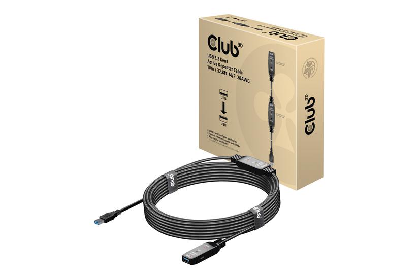 Club 3d Usb Forlængerkabel Usb Type Til Usb Type 10