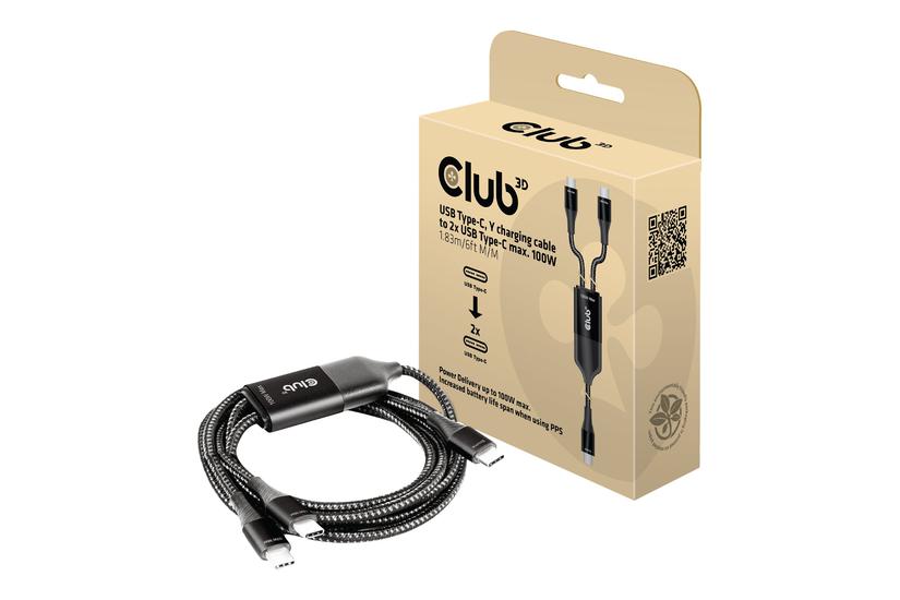 Club 3d Usb Type- Kabel 24 Pin Usb- Til 24 Pin Usb- 83