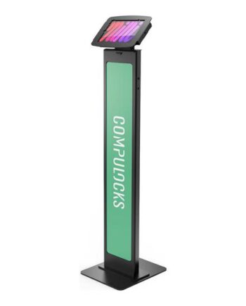 Compulocks Ipad Mini      Space Enclosure Brandable Floor Stand Monteringssæt For Tablet Kan Brandes Sort