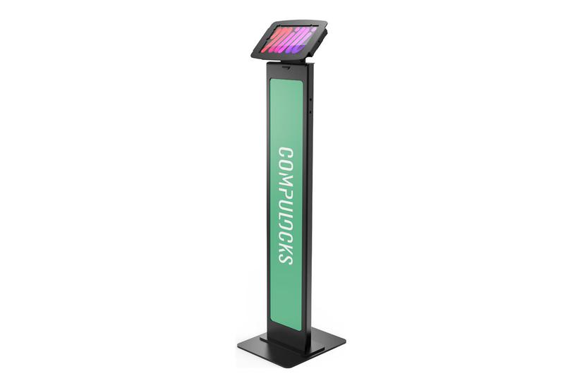 Compulocks Ipad Mini Space Enclosure Brandable Floor Stand Monteringssæt For Tablet Kan Brandes Sort
