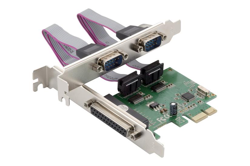 Conceptronic Spc01g Parallel Seriel Adapter Pcie Rs-232 Parallel