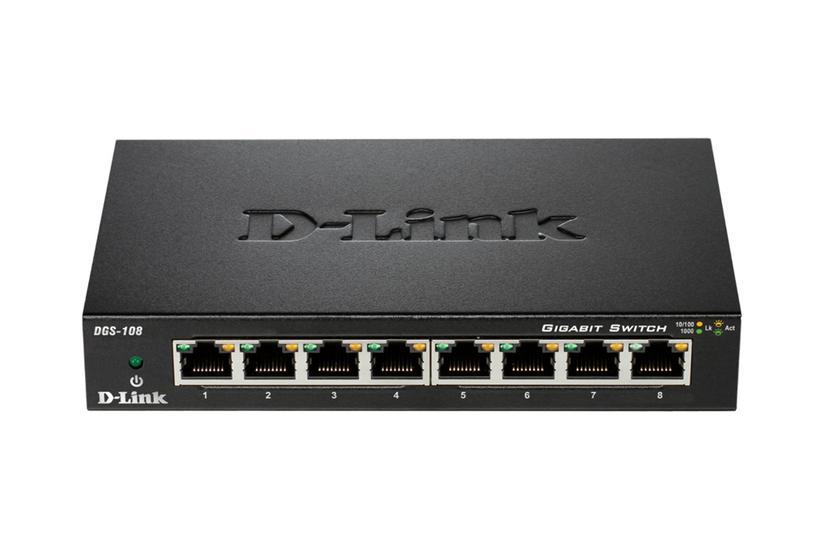 -link Dgs 108 Switch Porte Ikke Administreret