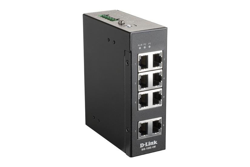 -link Dis 100e-8w Switch Porte Ikke Administreret