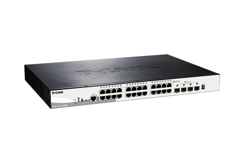 -link Smartpro Dgs-1510-28xmp Switch 28 Porte Administreret Monterbar På Stativ