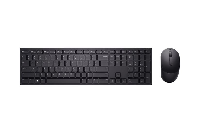 Dell Pro Km5221w Sæt Med Mus Og Tastatur Qwerty Pan Nordic Sort Indgangsudstyr