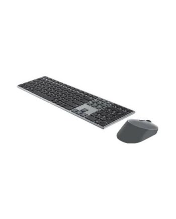 Dell Pro Plus Keyboard And Mouse Km7321w Sæt Med Mus Og Tastatur Qwerty Pan Nordic Titan Grå Indgangsudstyr