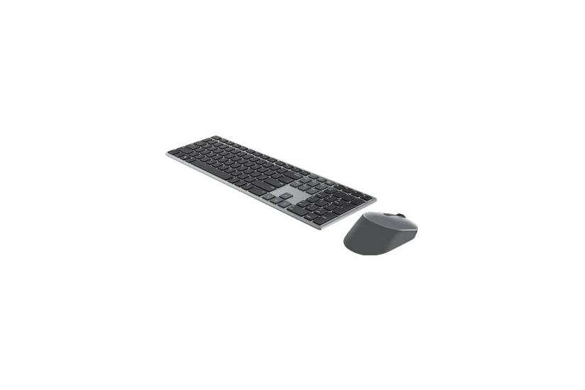 Dell Pro Plus Keyboard And Mouse Km7321w Sæt Med Mus Og Tastatur Qwerty Pan Nordic Titan Grå Indgangsudstyr