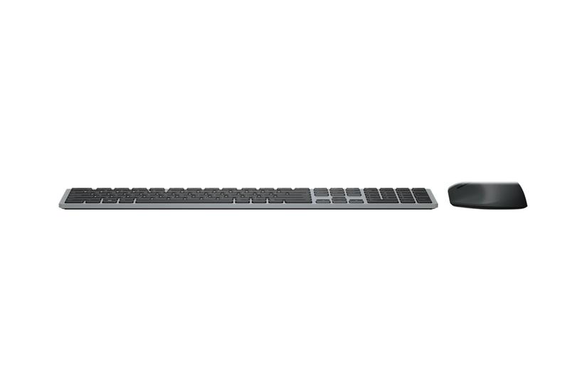 Dell Pro Plus Keyboard And Mouse Km7321w Sæt Med Mus Og Tastatur Qwerty Us International Titan Grå Indgangsudstyr