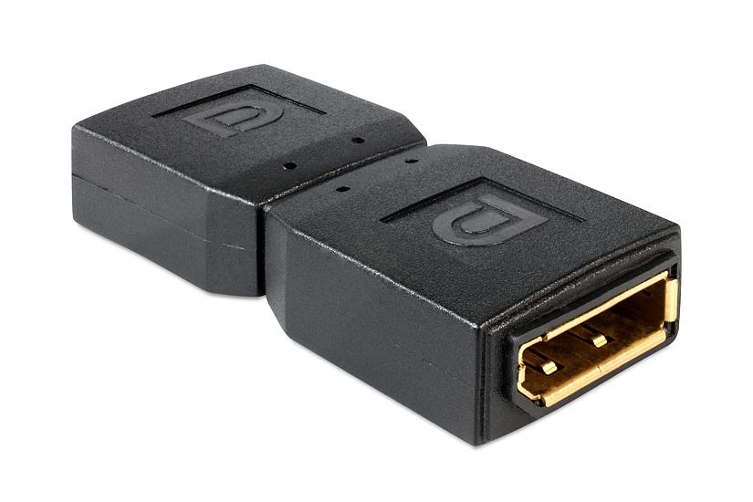 Delock Adapter Displayport Female Displayport Female Gender Changer Displayport-kønsskifter