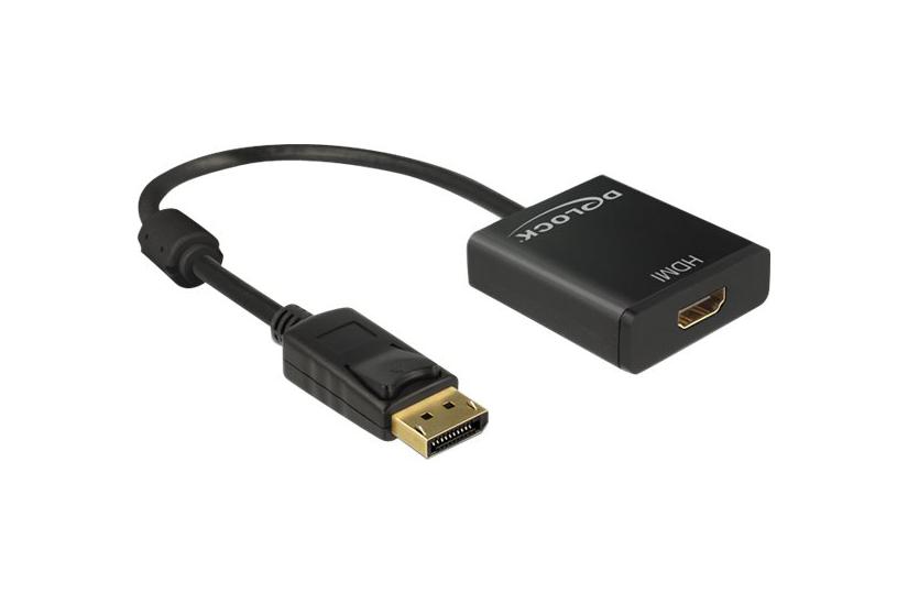 Delock Adapter Displayport Male Hdmi Female 4k Active Video Transformer Parade Ps171 Sort