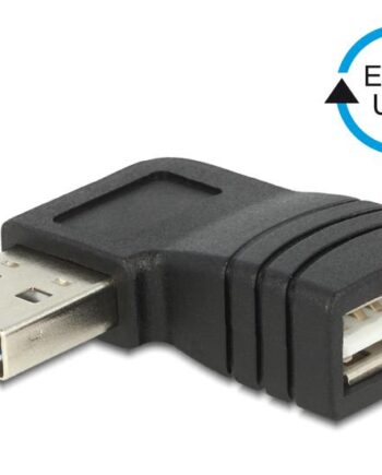 Delock Adapter Easy-usb    -  Male   Usb    -  Female Angled Left   Right Usb Gender Changer Usb Til Usb