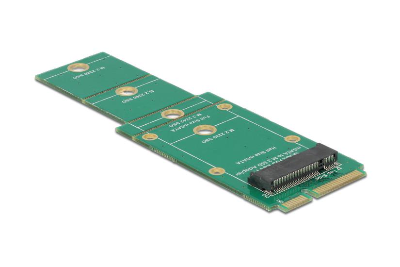 Delock Adapter Ngff Msata Lagringskontrol Card Msata