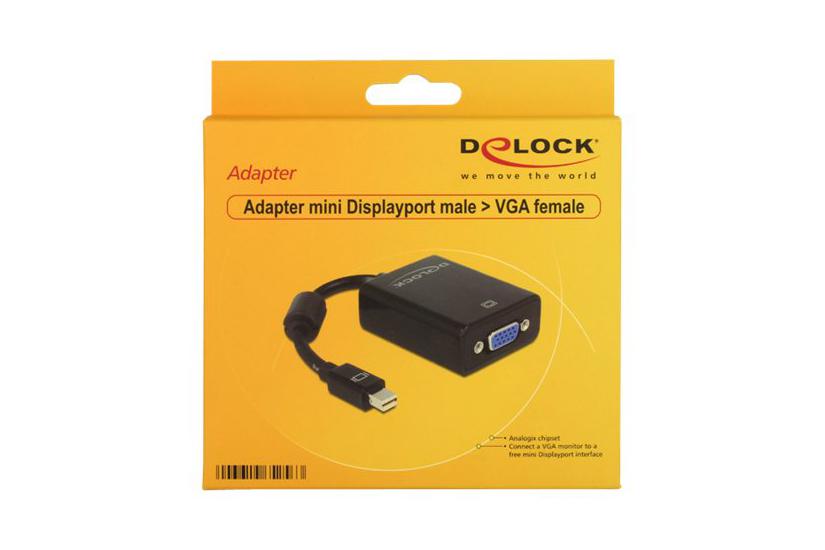 Delock Adapter Mini Displayport Vga 15 Pin Female Displayport Adapter 18 Cm