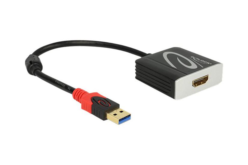 Delock Adapter Usb Type- Male Hdmi Female Ekstern Videoadapter Superspeed Usb