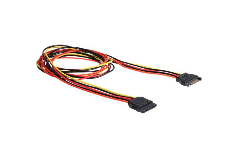 Delock Cable Power Sata 15 Pin Male Sata 15 Pin Female Extension 100 Cm