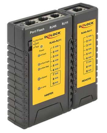 Delock Cable Tester   Portfinder Netværkstestersæt