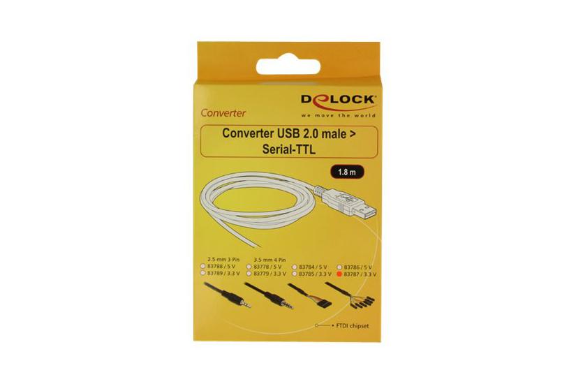 Delock Converter Usb Serial-ttl Pin Pin Header Connector Individually Seriel Adapter Usb
