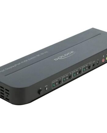 Delock Displayport     Kvm Switch 8k 30 Hz With Usb     And Audio Kvm   Audio   Usb Switch   Porte