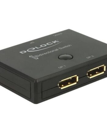 Delock Displayport     Switch Bidirectional 4k 60 Hz Videoswitch   Porte