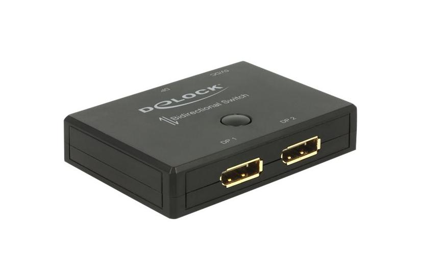Delock Displayport Switch Bidirectional 4k 60 Hz Videoswitch Porte