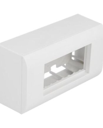 Delock Easy 45 Overflademonteret Boks Hvid  Ral 9003