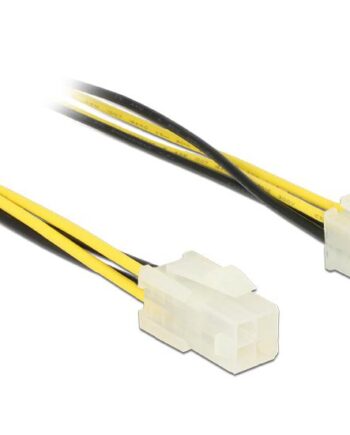 Delock Forlængerkabel Til Strøm  -pin Atx12v Til  -pin Atx12v 30 Cm