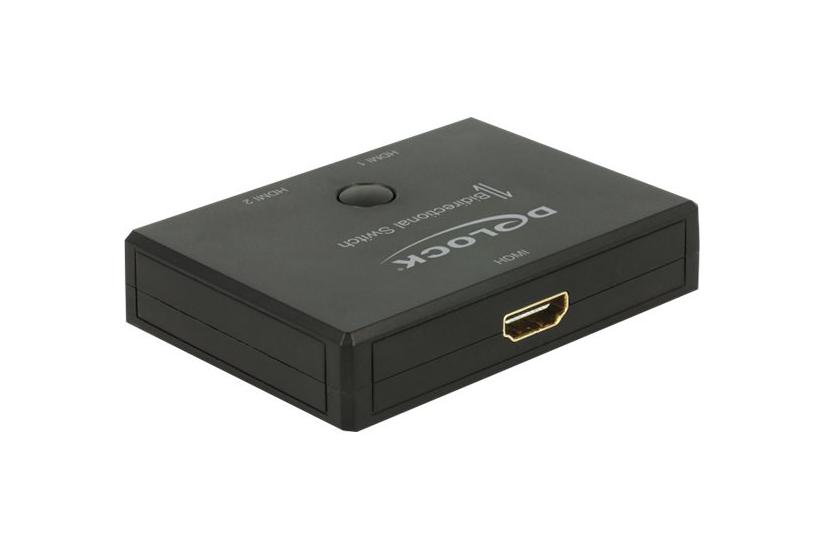 Delock Hdmi Switch Bidirectional 4k 60 Hz Video- Audioswitch Porte